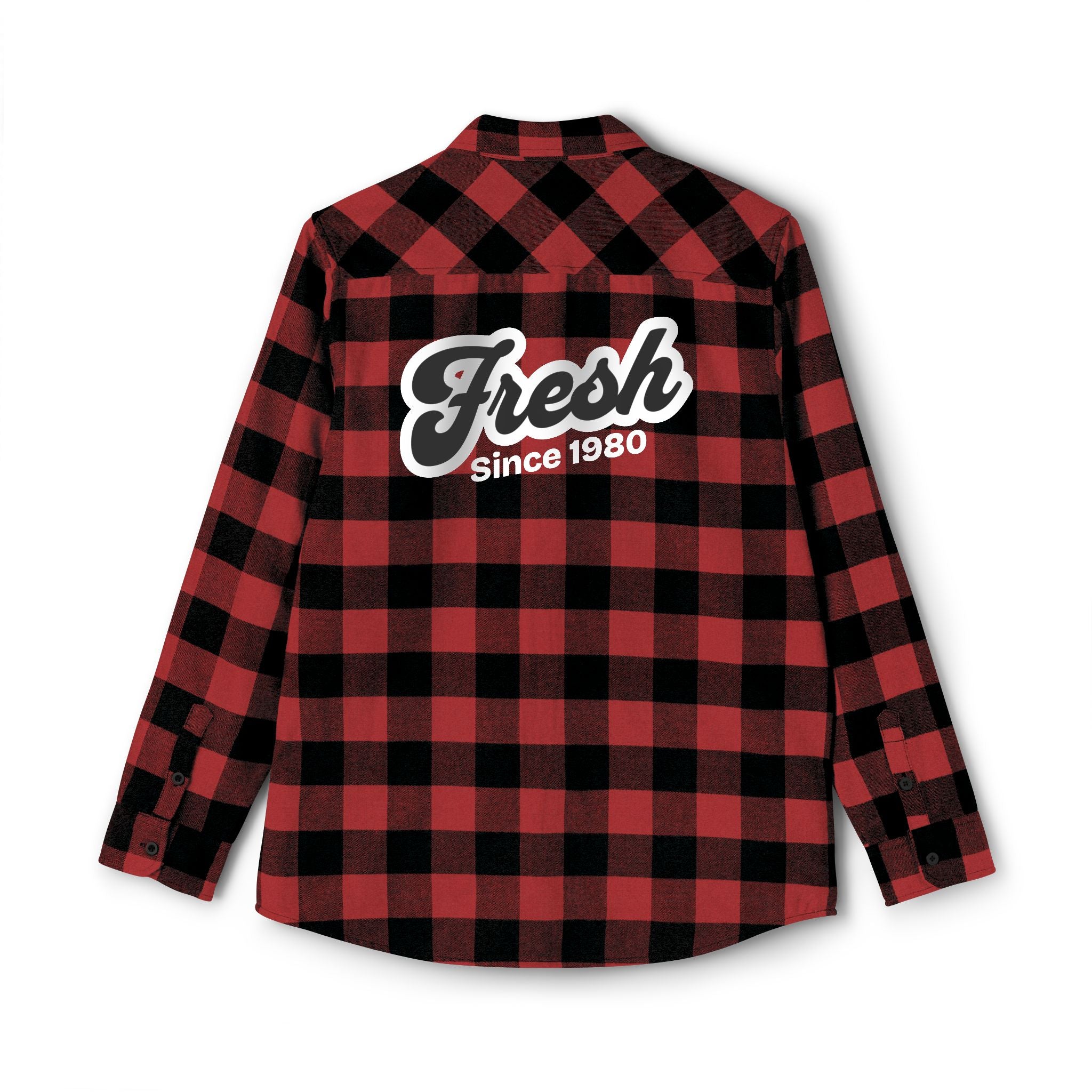Fresh Since 1980 Red Buffalo Plaid Flannel Shirt